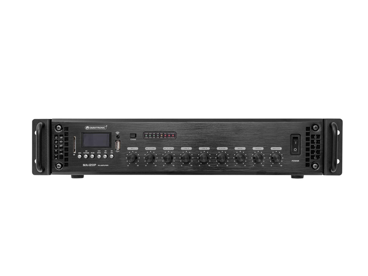 Omnitronic MA-120P ELA-Mischverstärker – Ansicht 5