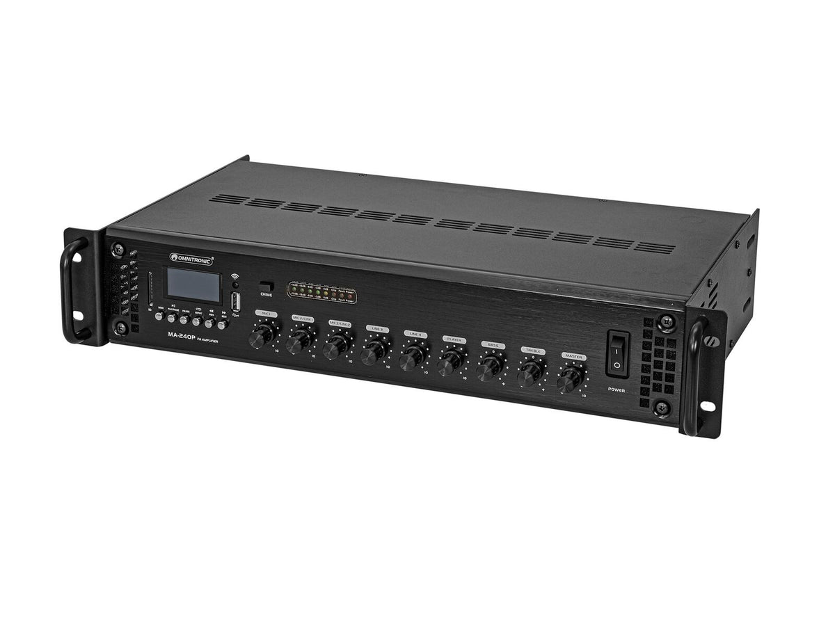 Omnitronic MA-240P ELA-Mischverstärker – Ansicht 2