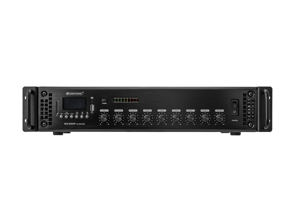 Omnitronic MA-240P ELA-Mischverstärker – Ansicht 4