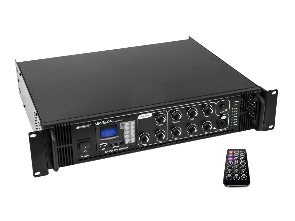 Omnitronic MP-250P ELA-Mischverstärker – Ansicht 2
