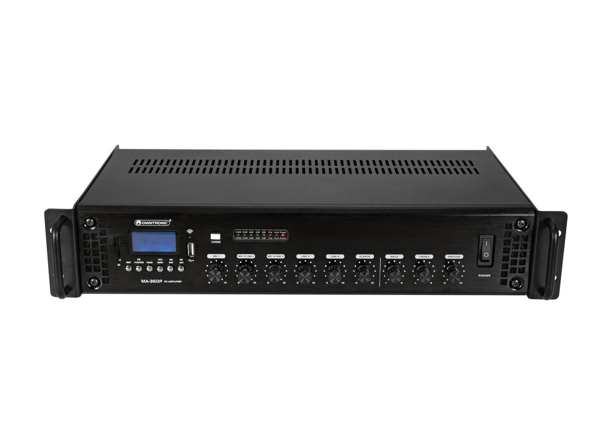Omnitronic MA-360P ELA-Mischverstärker – Ansicht 6