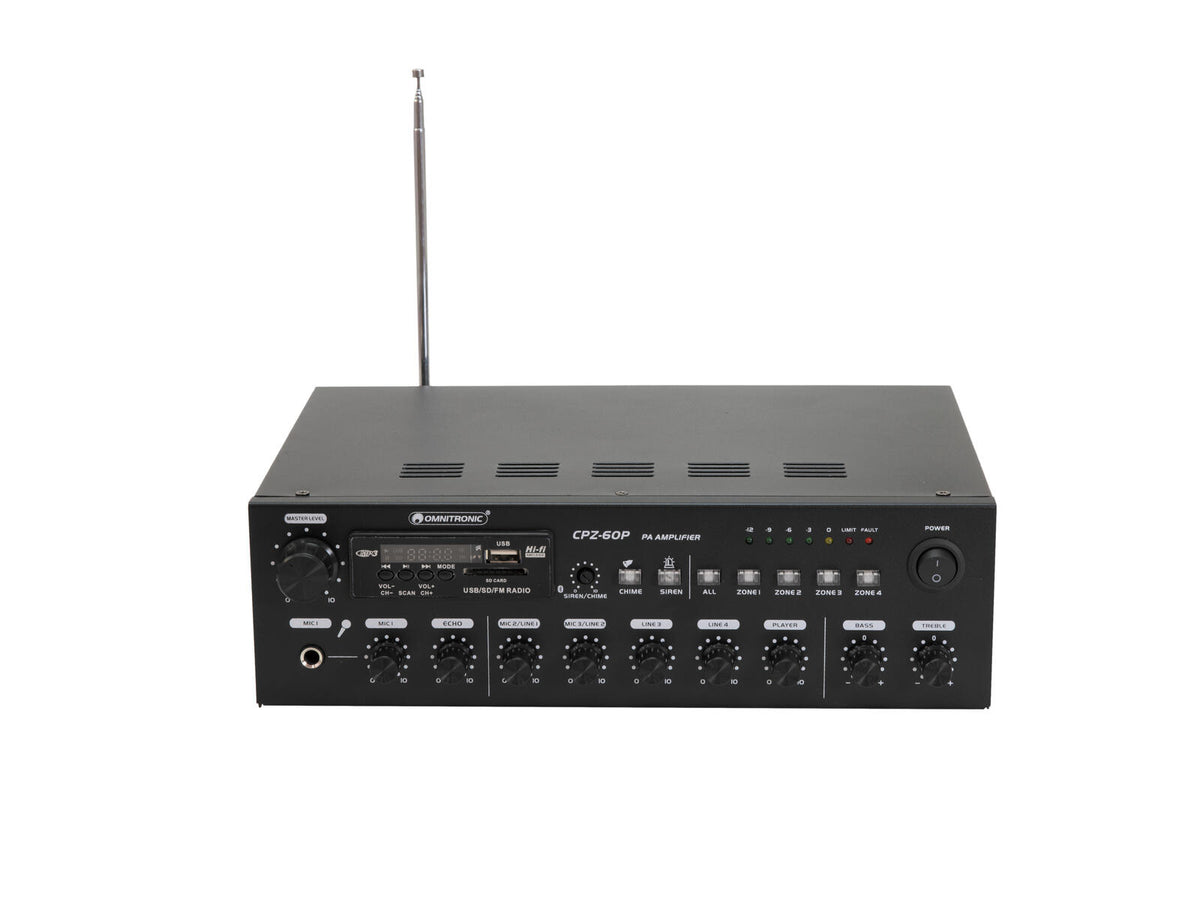 Omnitronic CPZ-60P ELA-Mischverstärker – Ansicht 5