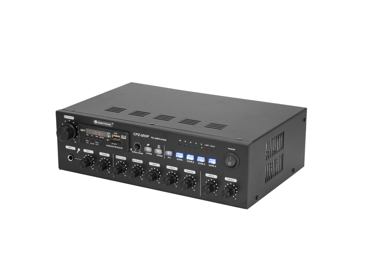 Omnitronic CPZ-120P ELA-Mischverstärker – Ansicht 2