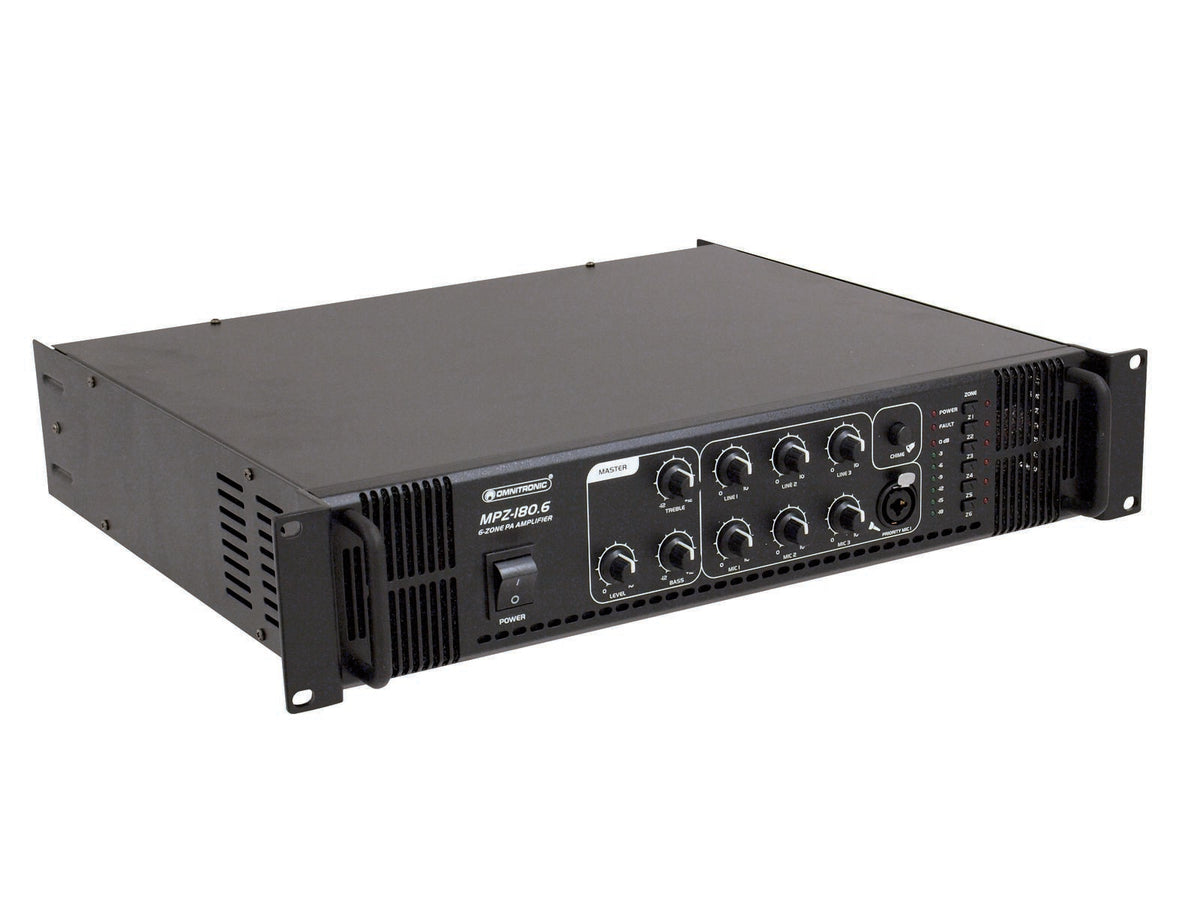 Omnitronic MPZ-180.6 ELA-Mischverstärker – Ansicht 2