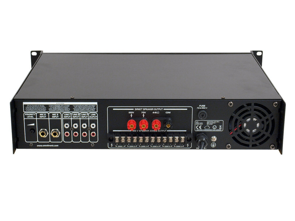 Omnitronic MPZ-180.6 ELA-Mischverstärker – Ansicht 3