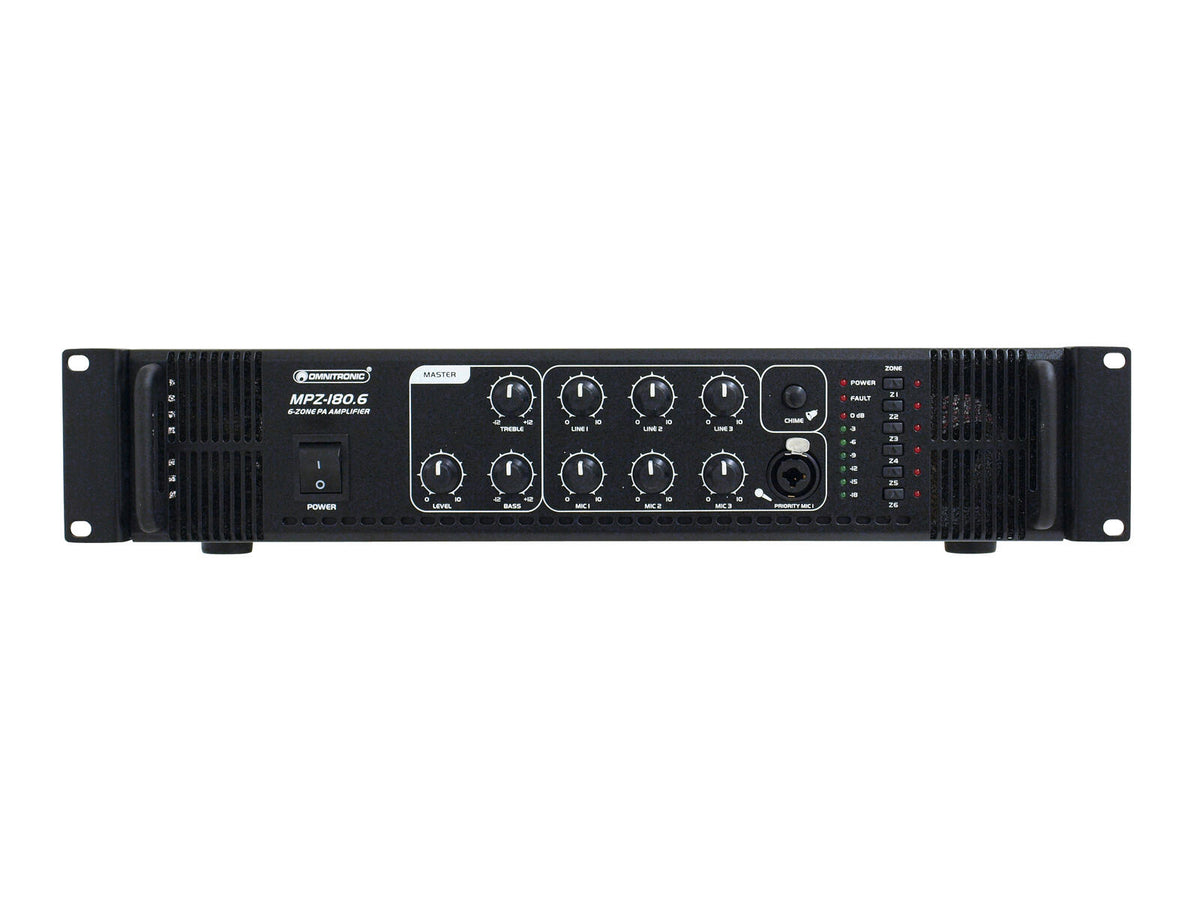 Omnitronic MPZ-180.6 ELA-Mischverstärker – Ansicht 5