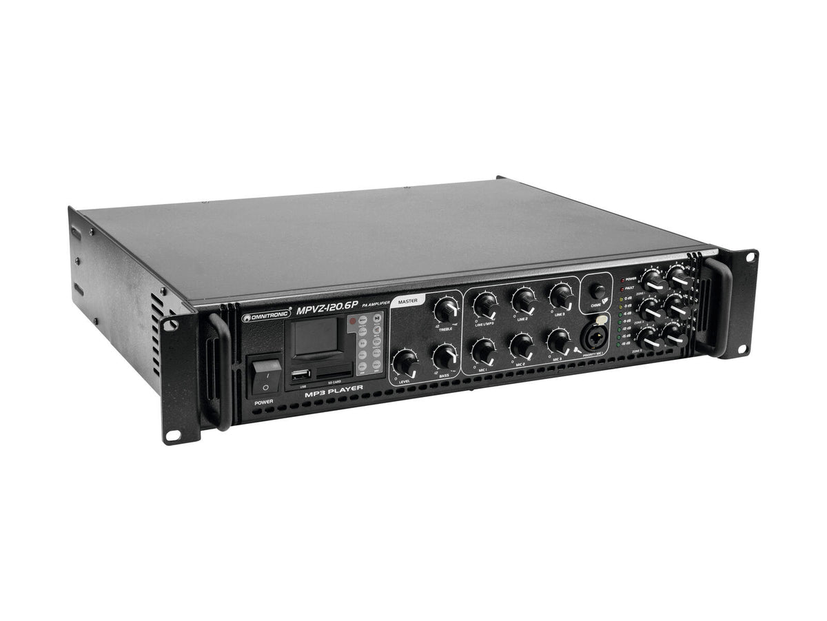 Omnitronic MPVZ-120.6P ELA-Mischverstärker – Ansicht 5