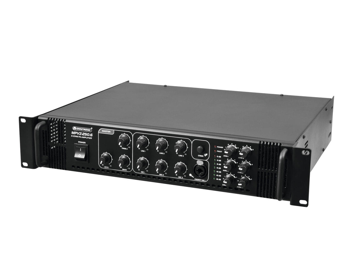 Omnitronic MPVZ-250.6 ELA-Mischverstärker – Ansicht 2