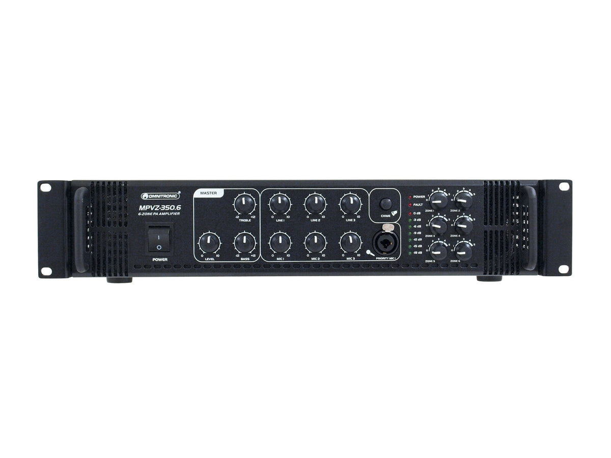 Omnitronic MPVZ-350.6 ELA-Mischverstärker – Ansicht 5