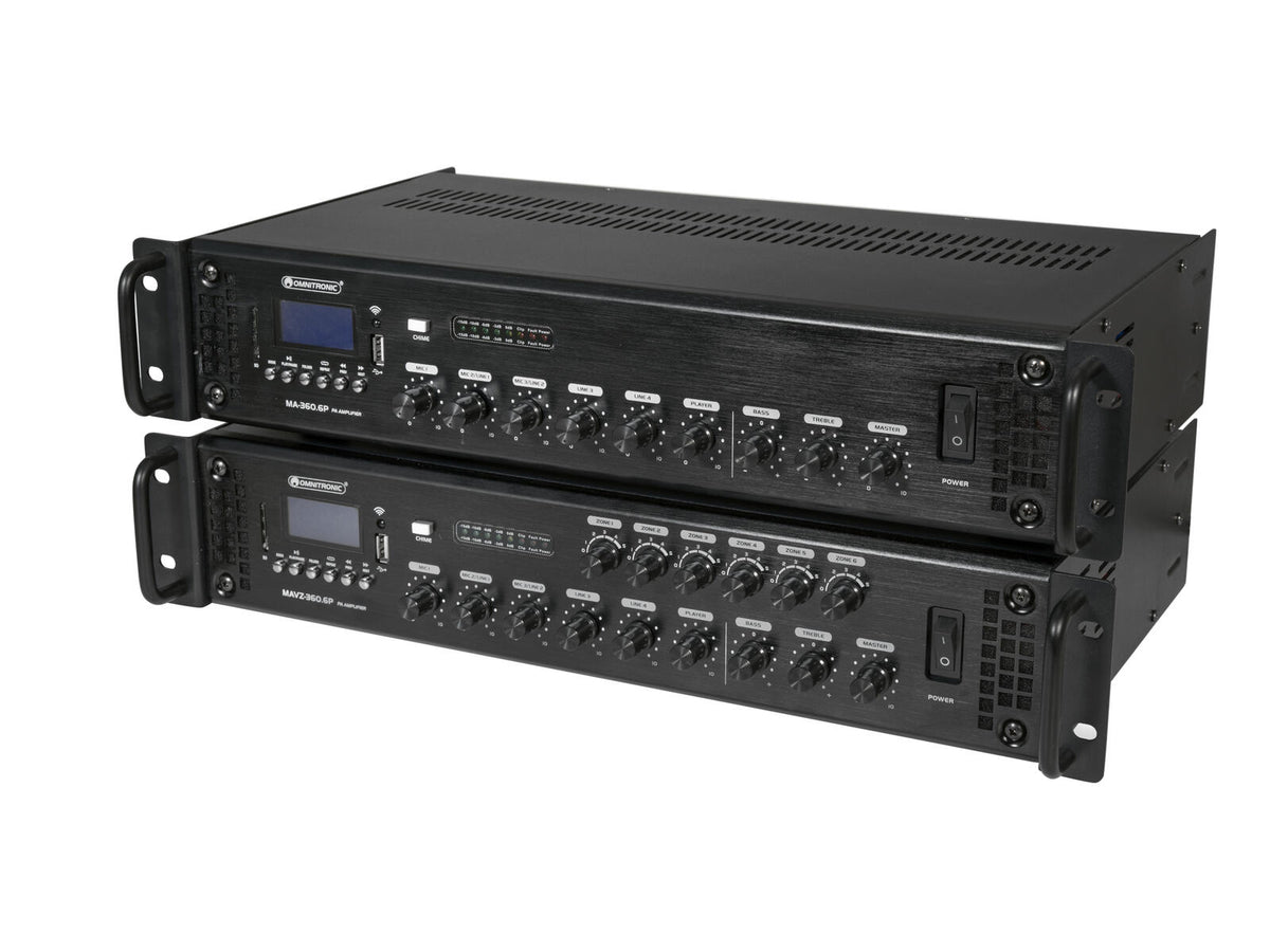 Omnitronic MAVZ-360.6P ELA-Mischverstärker – Ansicht 7