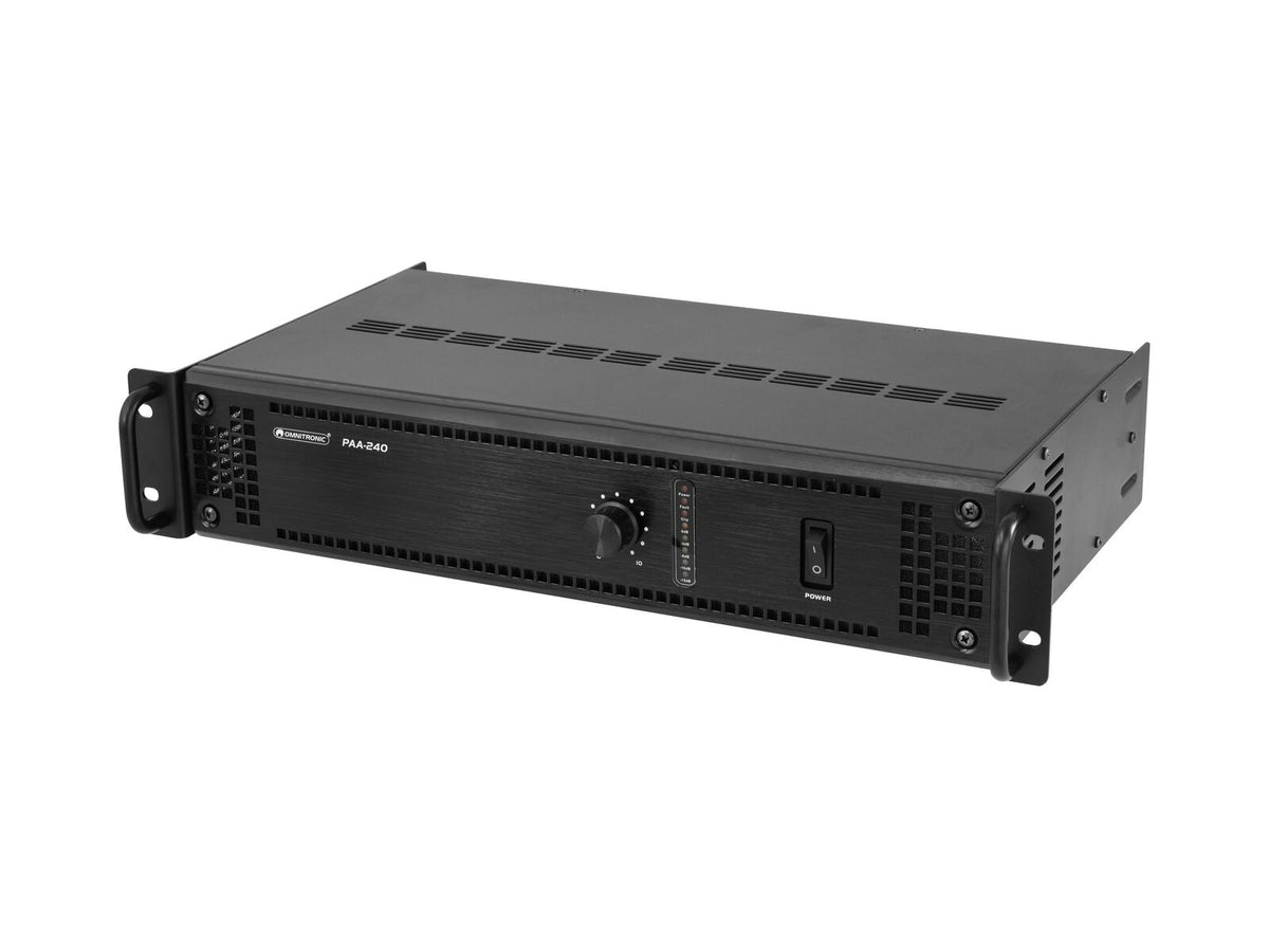 Omnitronic PAA-240 ELA-Verstärker – Ansicht 2