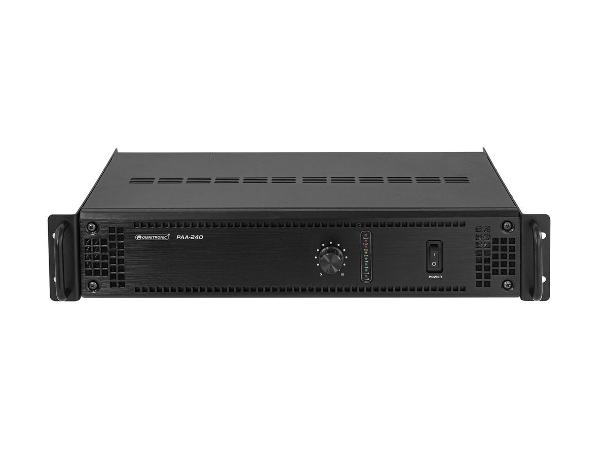 Omnitronic PAA-240 ELA-Verstärker – Ansicht 3