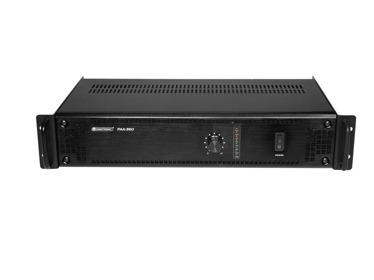 Omnitronic PAA-360 ELA-Verstärker – Ansicht 3