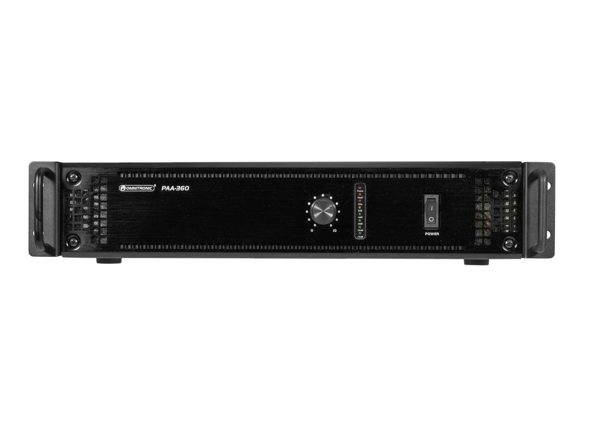 Omnitronic PAA-360 ELA-Verstärker – Ansicht 5