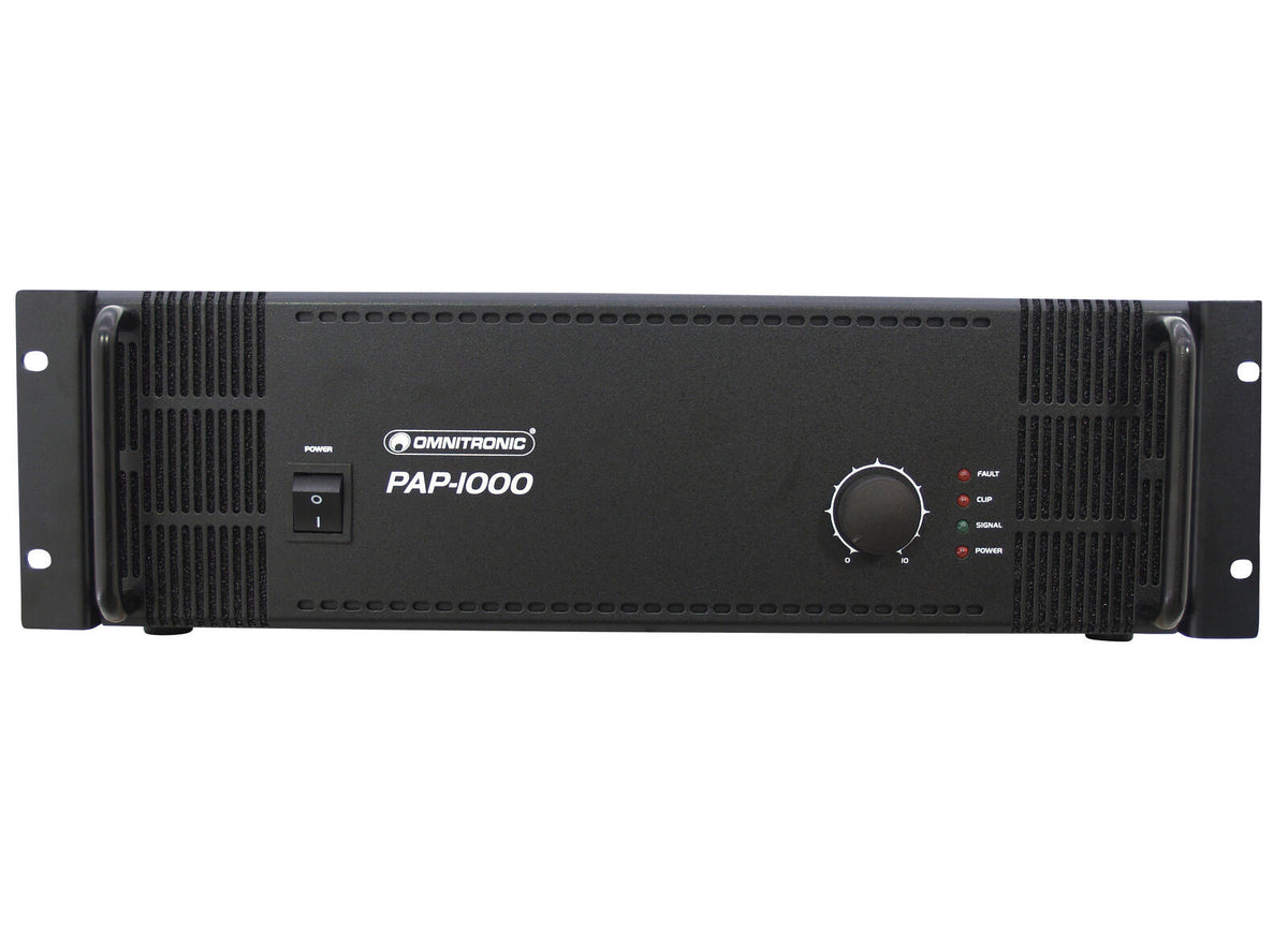 Omnitronic PAP-1000 ELA-Verstärker – Ansicht 6