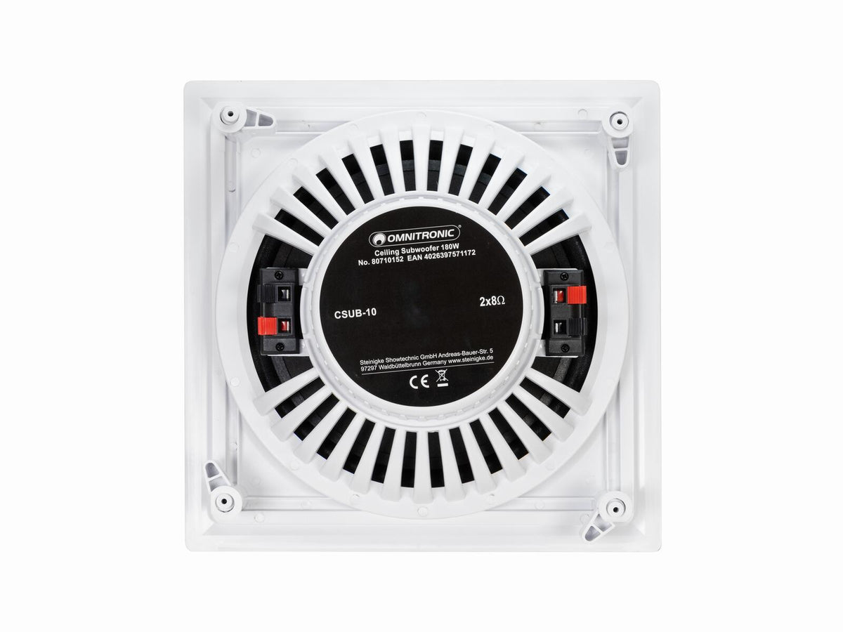 Omnitronic CSUB-10 Decken-Subwoofer – Ansicht 4