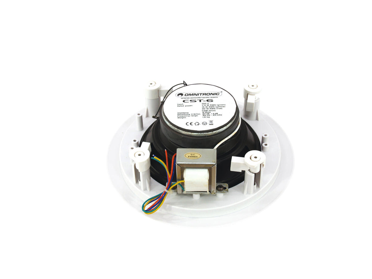 Omnitronic CST-6 2-Wege-Deckenlautsprecher – Ansicht 2