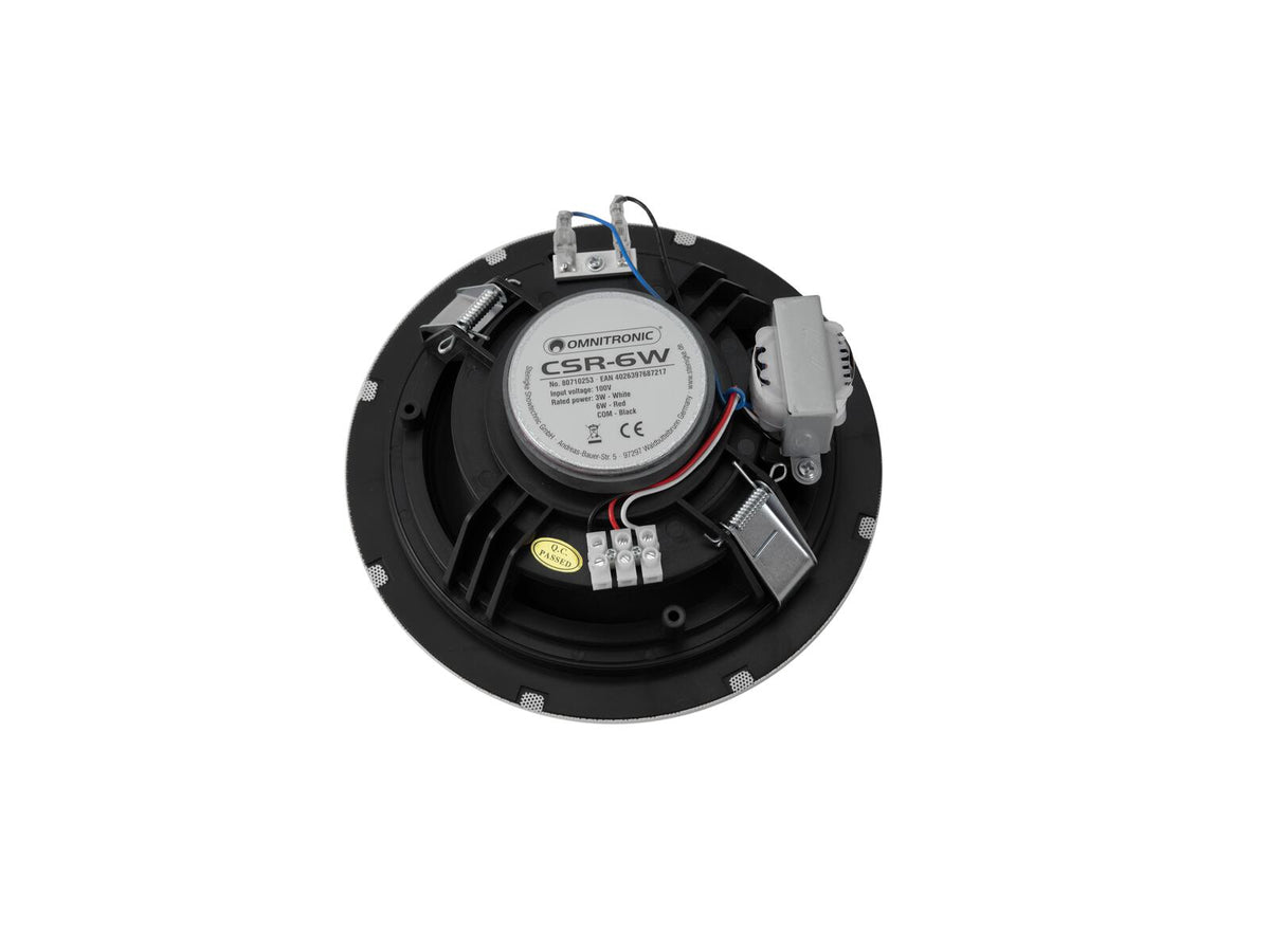 Omnitronic CSR-6W Deckenlautsprecher weiß – Ansicht 3