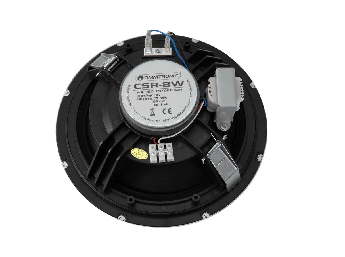 Omnitronic CSR-8W Deckenlautsprecher weiß – Ansicht 3