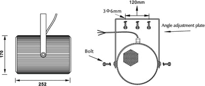 Omnitronic PS-30 Projektorlautsprecher – Ansicht 6