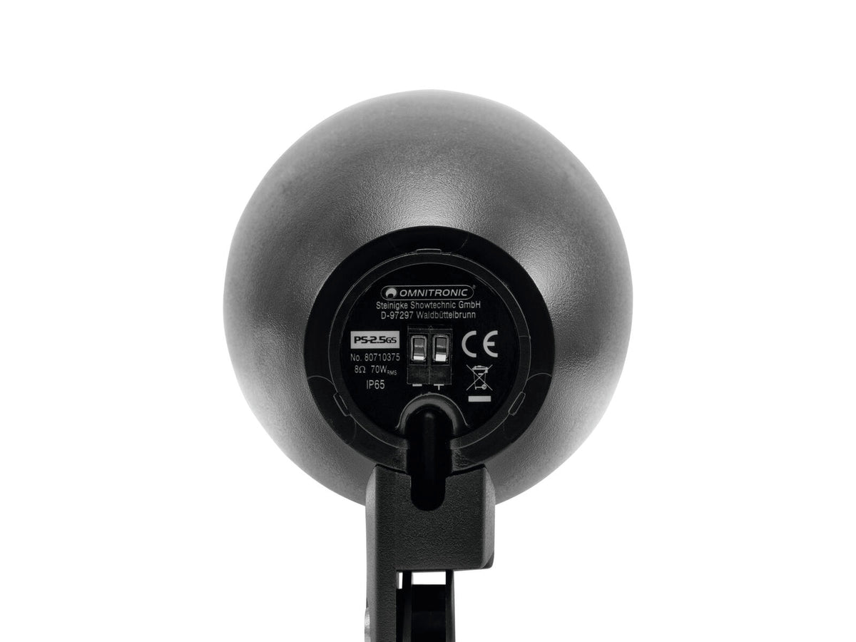 Omnitronic PS-2.5GS Projektorlautsprecher, schwarz, 2x – Ansicht 2