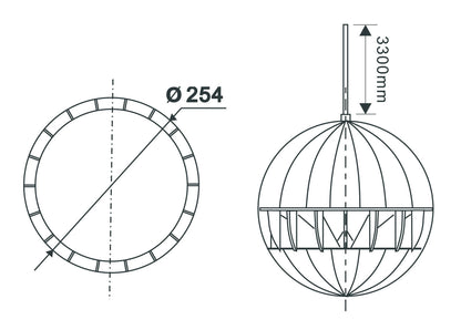 Omnitronic WP-1H Deckenlautsprecher – Ansicht 5