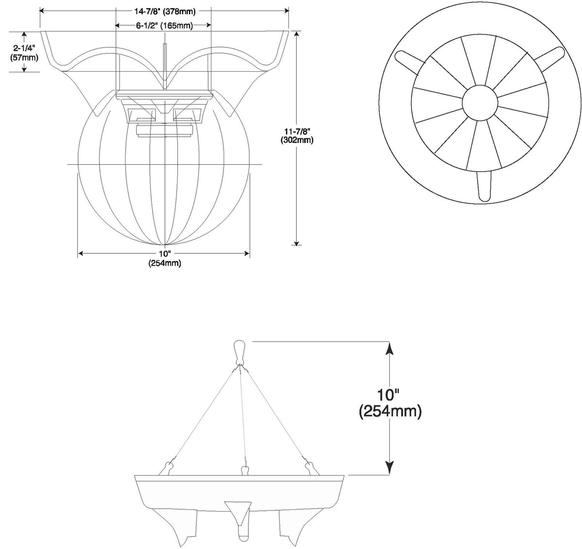 Omnitronic WP-10H Deckenlautsprecher – Ansicht 4