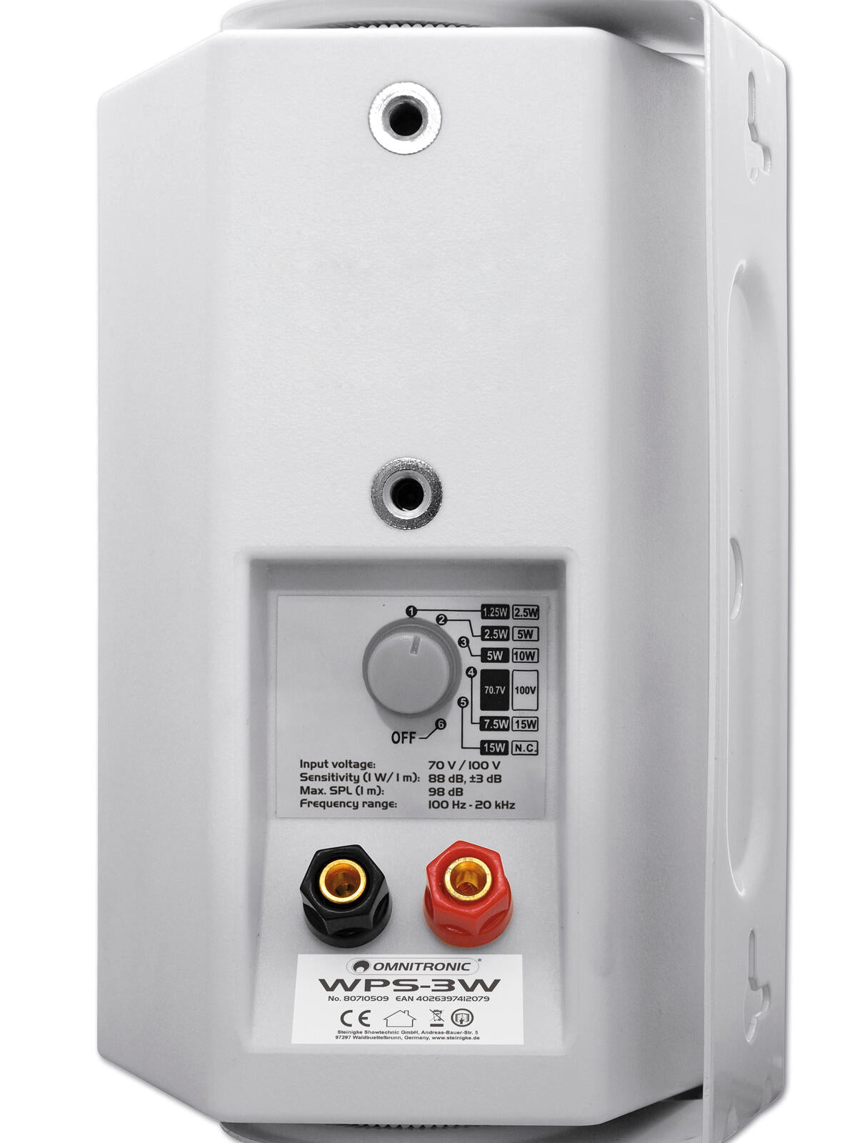 Omnitronic WPS-3W ELA-Wandlautsprecher – Ansicht 4