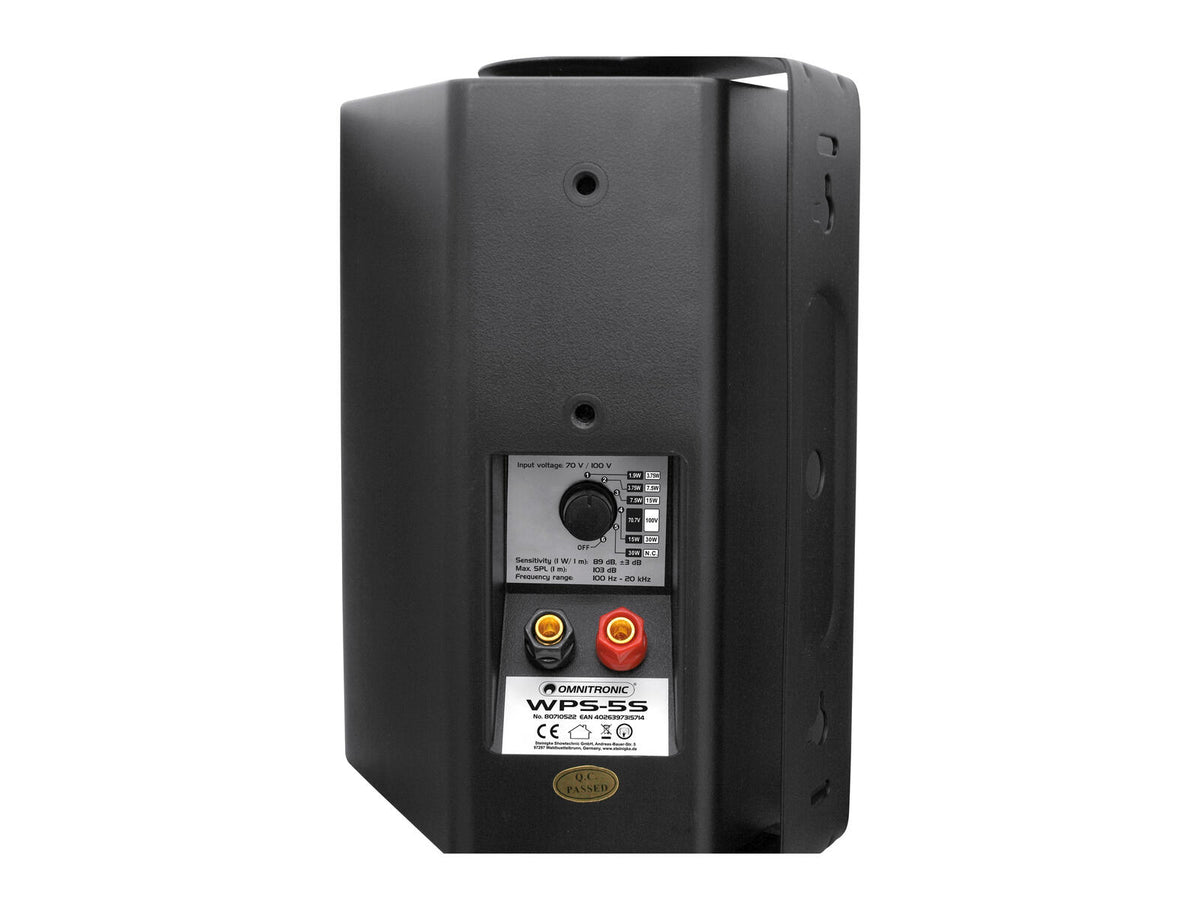 Omnitronic WPS-5S ELA-Wandlautsprecher – Ansicht 4
