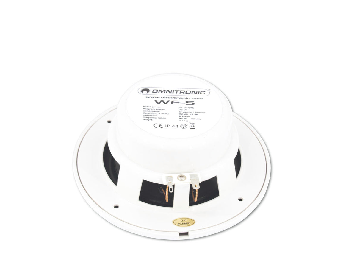 Omnitronic WF-5 Einbaulautsprecher – Ansicht 3