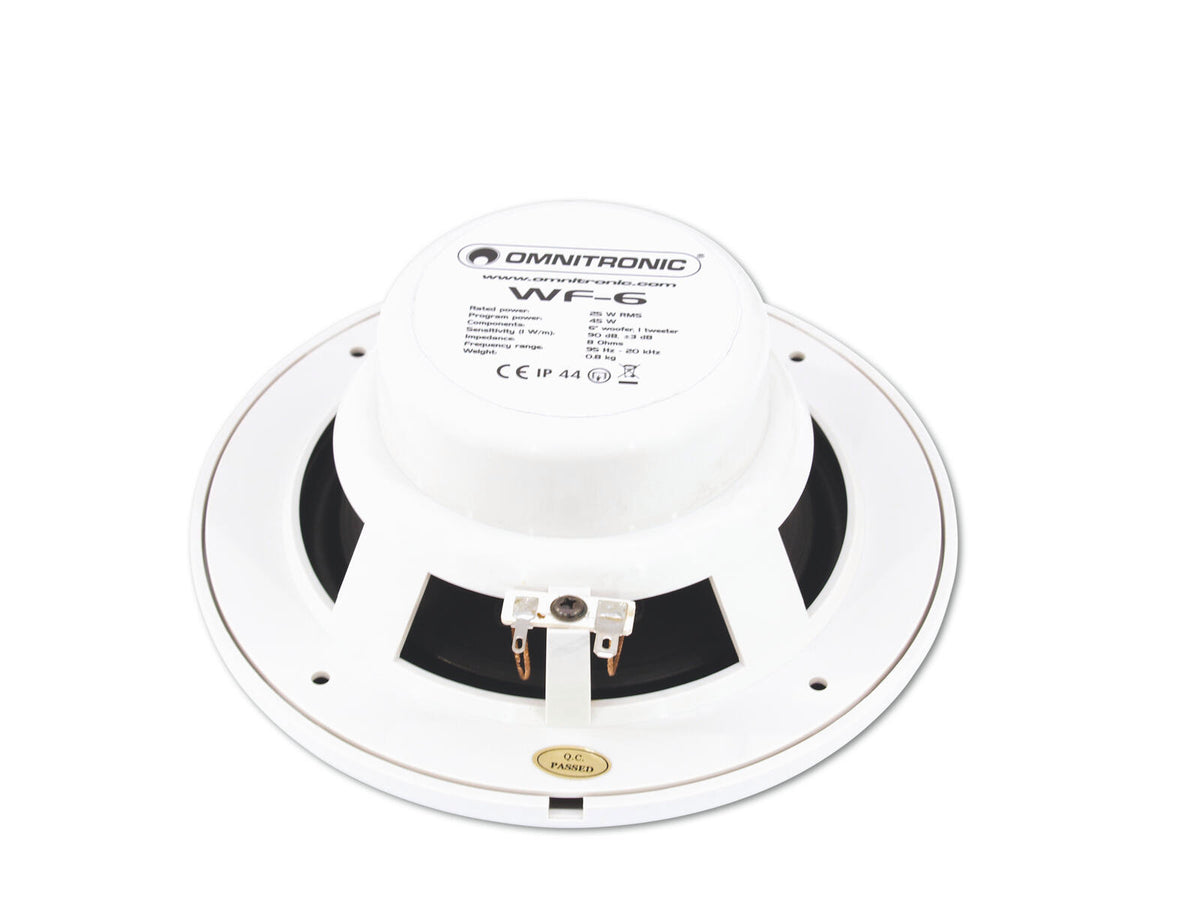 Omnitronic WF-6 Einbaulautsprecher – Ansicht 3