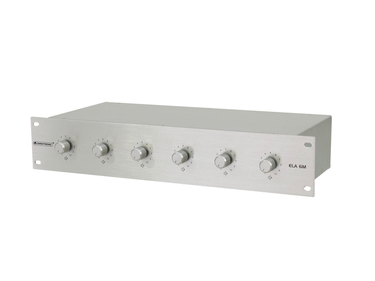 Omnitronic ELA 6M-Zonen LS-Regler 5W sil – Ansicht 6