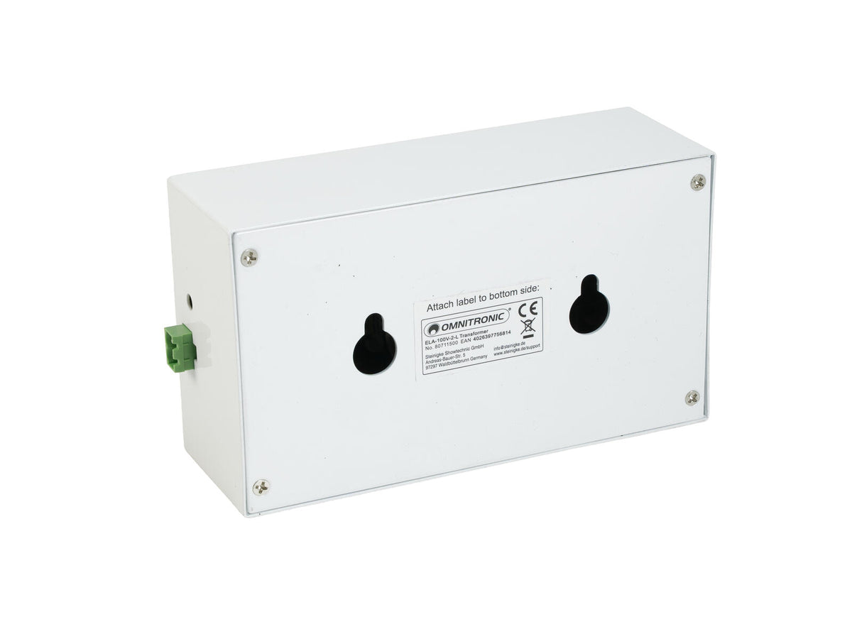 Omnitronic ELA-100V-2-L Übertrager – Ansicht 3