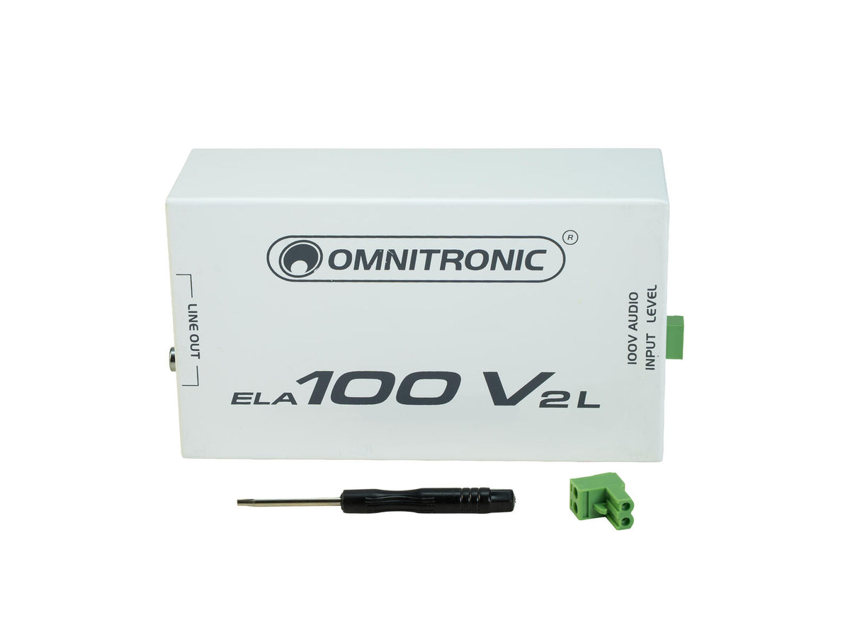 Omnitronic ELA-100V-2-L Übertrager – Ansicht 5