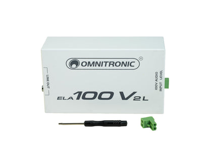 Omnitronic ELA-100V-2-L Übertrager – Ansicht 5