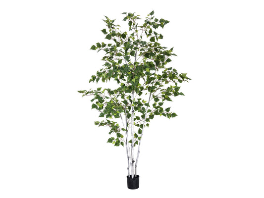 Europalms Birkenbaum, Kunstpflanze, 210cm