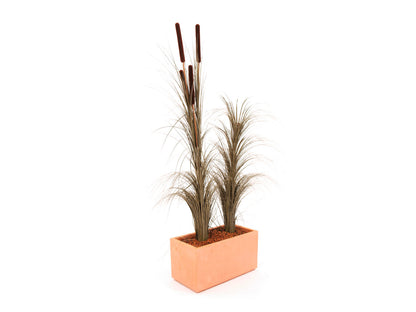 Europalms Schilfgras, künstlich, khaki, 127cm – Ansicht 3