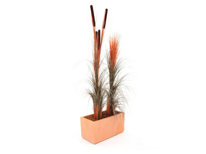 Europalms Schilfgras mit Kolben, künstlich, hellbraun, 152cm – Ansicht 3