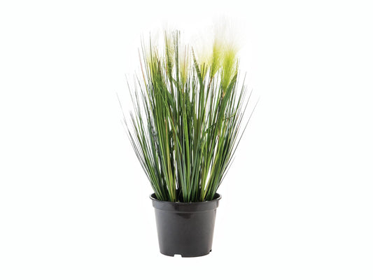 Europalms Federgras, künstlich, weiß, 60cm
