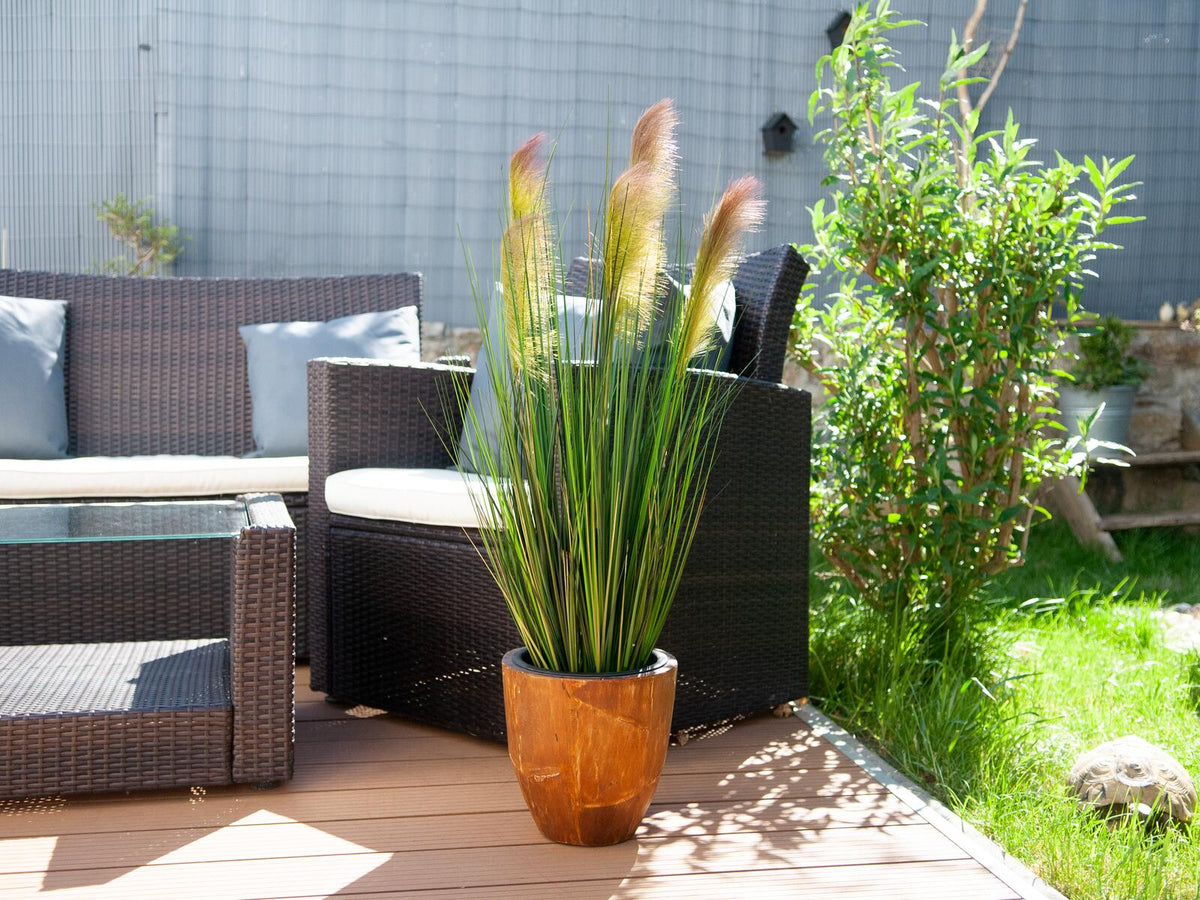 Europalms Federgras, künstlich, rosé, 90cm – Ansicht 4
