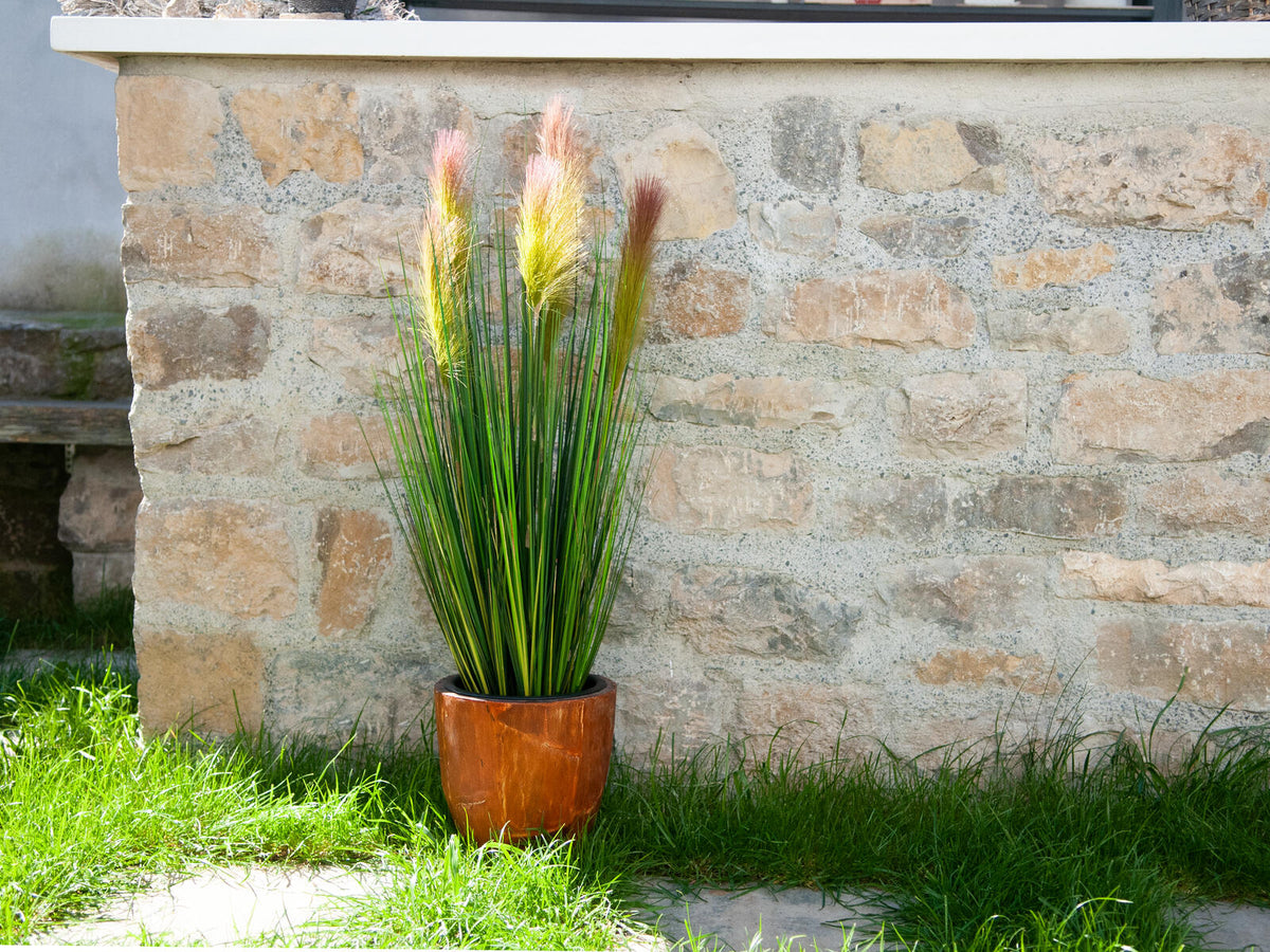 Europalms Federgras, künstlich, rosé, 90cm – Ansicht 6