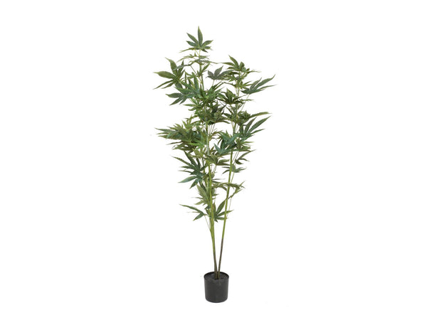 Europalms Hanfpflanze, Kunstpflanze, 120cm