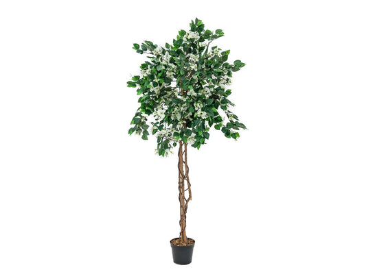 Europalms Bougainvillea, Kunstpflanze, weiß, 180cm