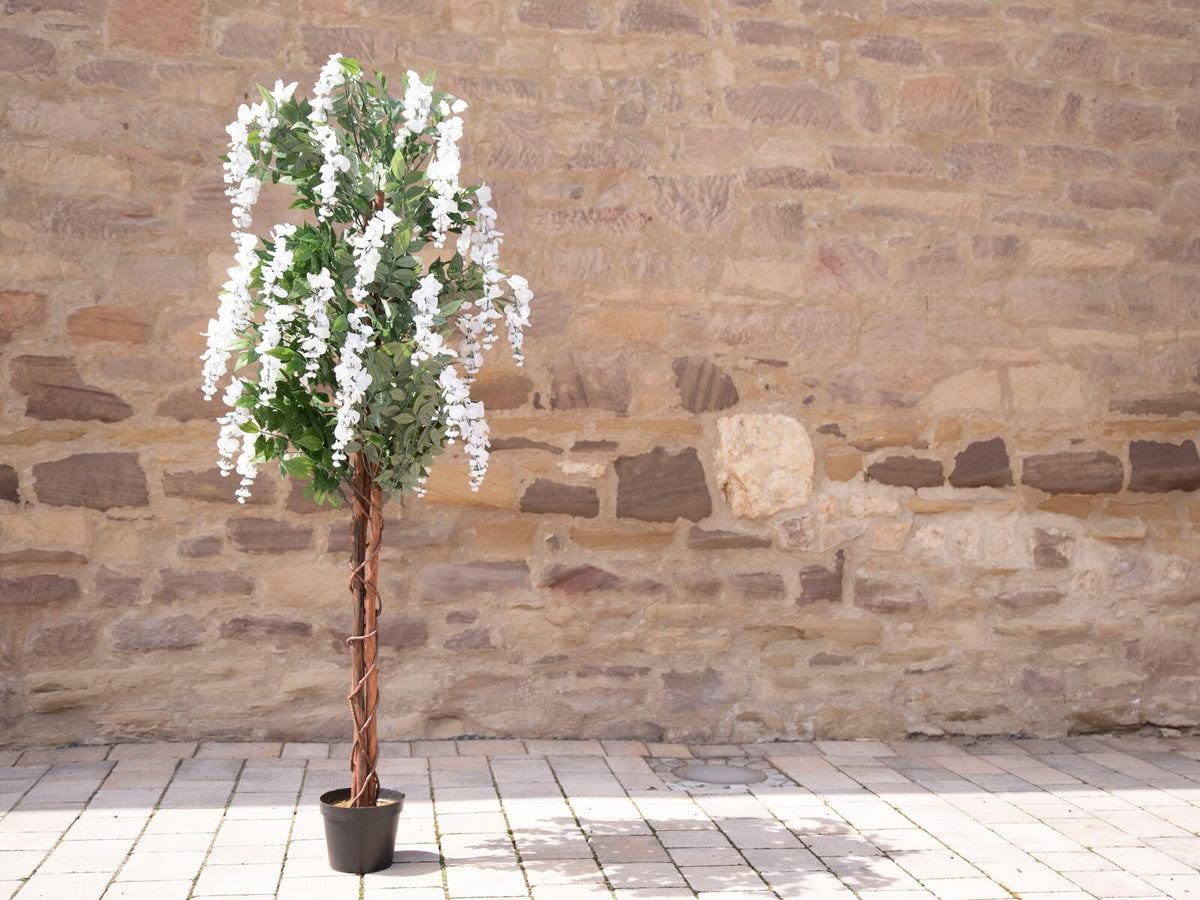 Europalms Goldregenbaum, Kunstpflanze, weiß, 180cm – Ansicht 2