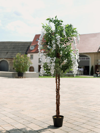 Europalms Goldregenbaum, Kunstpflanze, weiß, 180cm – Ansicht 5