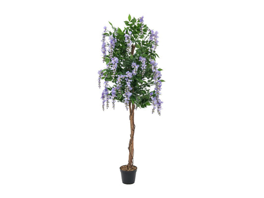 Europalms Goldregenbaum, Kunstpflanze, violett, 180cm