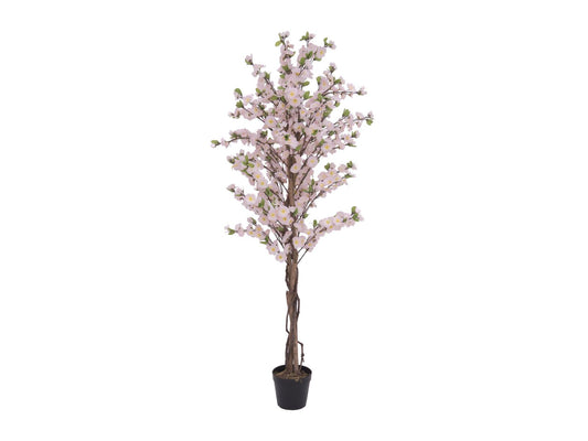Europalms Kirschbaum mit 3 Stämmen, Kunstpflanze, rose, 150 cm