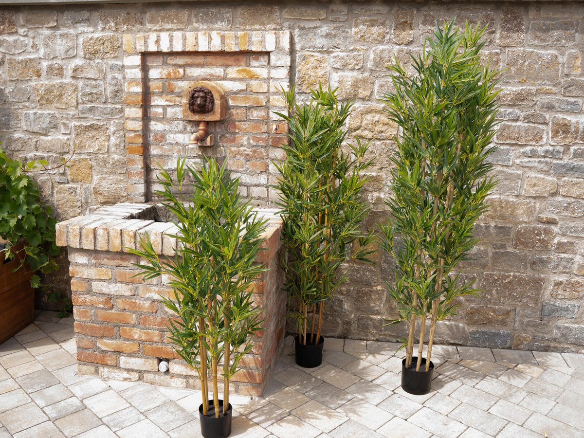 Europalms Bambus deluxe, Kunstpflanze, 120cm – Ansicht 6