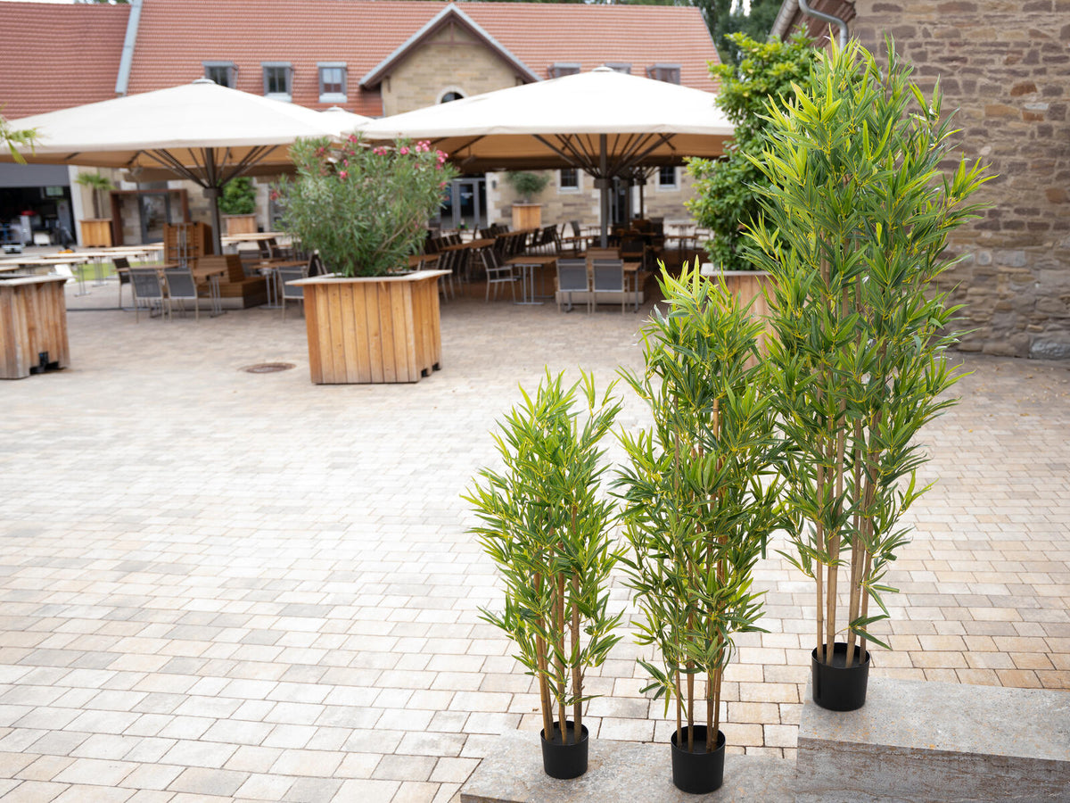 Europalms Bambus deluxe, Kunstpflanze, 120cm – Ansicht 10