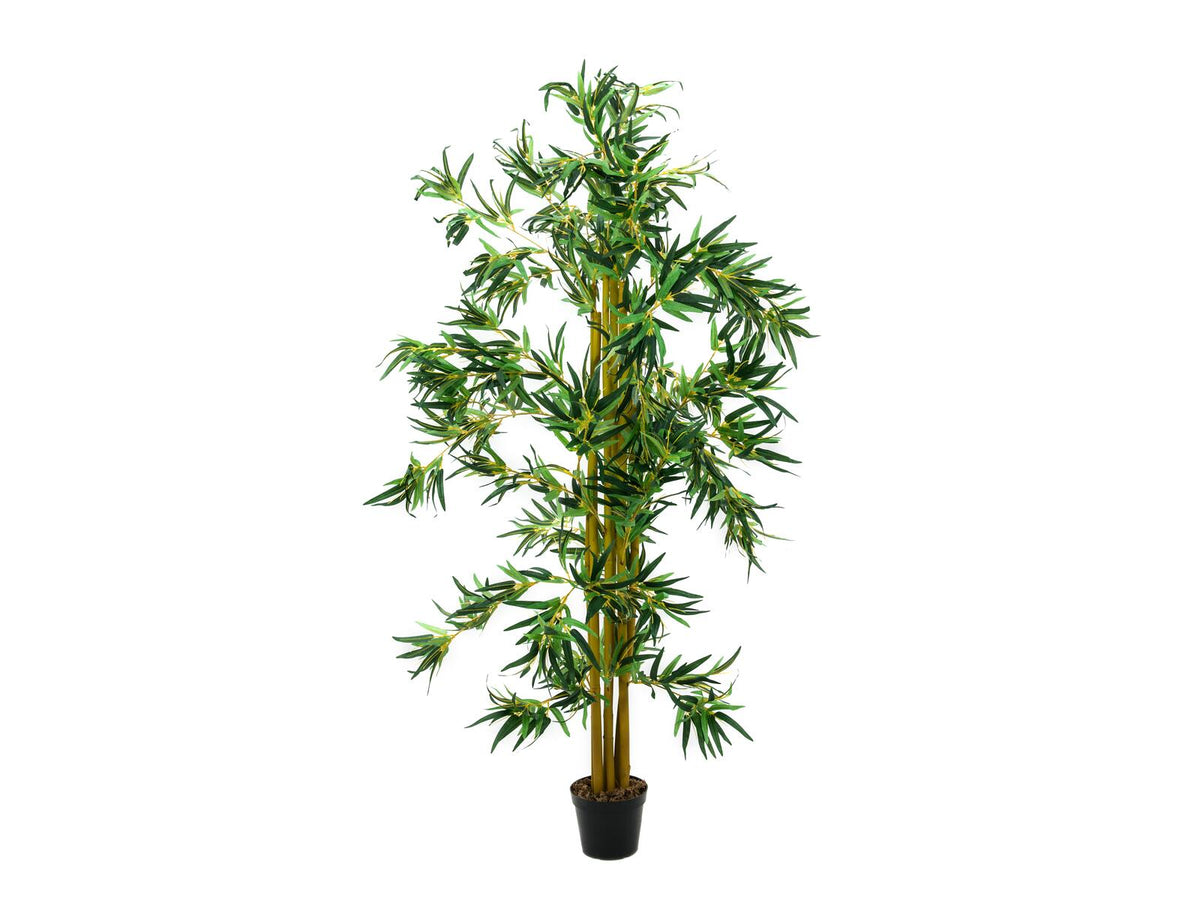 Europalms Bambus Multistamm, Kunstpflanze, 150cm